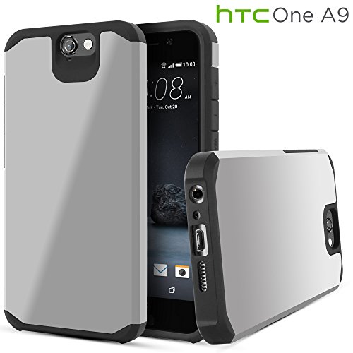 HTC One A9 Case, Celljoy [Liquid Armor] (Gray) HTC Aero Case, Slim Fit Dual Layer Protective **Shockproof** Hybrid Reinforced Bumper **Impact Resistant** Thin Hard Cover