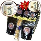 Florene Childrens Art II - Adorable Girl With Doll n Dollhouse - Coffee Gift Baskets - Coffee Gift Basket