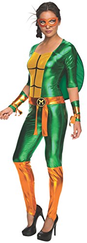 Secret Wishes Women's Teenage Mutant Ninja Turtles Michelangelo Costume Jumpsuit