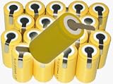 41gHqLaGvDL. SL160  Sub C 1500mAh NiCd Rechargeable Batteries w/ Tabs