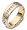 18 Karat Yellow Gold Diamond & Titanium 7mm Wide Wedding Band - 12.5