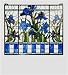 Meyda Tiffany 26174 40 Inch W X 34 Inch H Straight Top Iris Window
