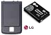 NEW OEM LG VX8800 VENUS BLACK STANDARD BATTERY DOOR