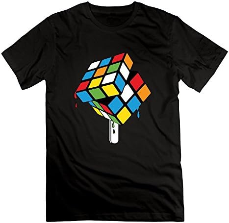Mens 100% Cotton Rubix Cube 1 Tees XXL Black