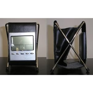 LED Calendar Clock Thermometer Alarm Penholder on Desk