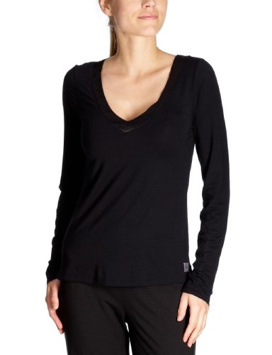 Calvin Klein Underwear Damen Nachtw&auml;sche & Bademantel/ Shirt S2451E, Gr. 40 (L), Schwarz ( Preisvergleich