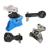#M265 06-11 Honda Civic 1.8L MT Transmission Engine Motor Mount 4PCS 06 07 08 09 10... by MotorKing