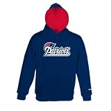 NFL Boys' New England Patriots Sportsman Fleece Hoodie - R16C4P26 (Dark Navy, 4)