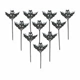 Fledermaus-Picks aus Kunststoff, 7,6 cm, 10 Stk.
