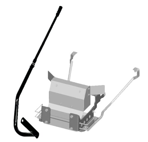 AL-KO 112250 AL-KO Anbaurahmen mit Bedienhebel für Rasentraktoren