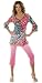 Mesmerize Clothing, Colorfully Printed, 3/4 Sleeve, Jewel Trimmed, V-Neck Collar, Mul...