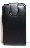 Black Leather Folio Flip Case / Pouch with Clip + Screen Protector for HTC EVO 4G Sprint CDMA