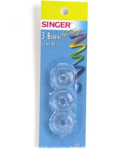 Singer Plastic Class 66 Bobbins 3/Pk