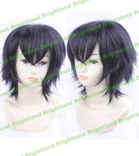Playcosland Cosplay PSYCHO-PASS Kougami Shinya Black Short Heat Resistant Cosplay Wig