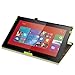 MoKo Nokia Lumia 2520 Case - Slim-Fit Multi-angle Stand Cover Case for Nokia Lumia 2520 10.1 Inch Microsoft Windows RT 8.1 Tablet, GREEN (With Smart Cover Auto Wake / Sleep)