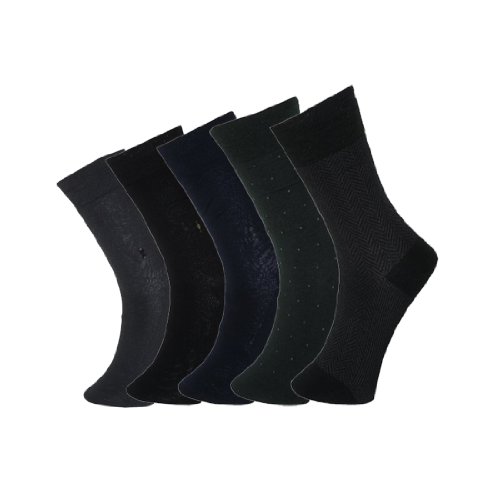 5 PACK: Mens Ultra Comfortable & Soft Casual Dress Socks - Multicolor - Size: UK:9.5-13.5 Eu:42.5-47 US:10-13