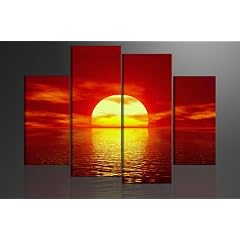 Bilder auf Leinwand modern 130 x 80 cm Modell-Nr. XXL 6094 Bild fertig gerahmt auf echtem Holzrahmen riesig. Ausf�hrung Kunstdruck als Wandbild auf Rahmen. Viele weitere Wandbilder in unserem Amazon H�ndlershop.