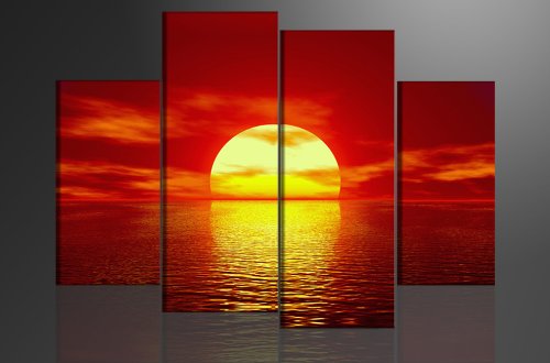 Produkt-Bild: Bilder auf Leinwand modern 130 x 80 cm Modell-Nr. XXL 6094 Bild fertig gerahmt auf echtem Holzrahmen riesig. Ausf&uuml;hrung Kunstdruck als Wandbild auf Rahmen. Viele weitere Wandbilder in unserem Amazon H&auml;ndlershop.