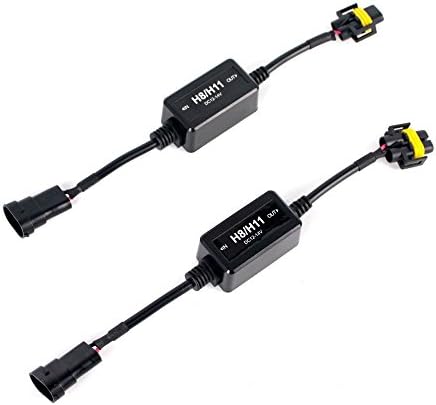 Yudely Load Resistors Error Free Plug &amp; Play Computer Warning Canceller Anti Flicker Set led resistors for Automobile (H8/H11)