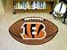 bengal15 - Cincinnati Bengals Football Shaped Rug