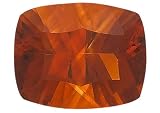 10x8mm Cushion Radial Cut Fire Citrine Loose Gemstone