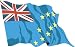 PEMA Sticker Flag Decals A-LS184 Tuvalu - Tuvalu 15 cm colored flag