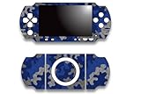 Sony PSP Slim Skin Decal Sticker - Camoplate Blue