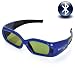 Hi-Shock 3D Bluetooth Active Shutter Glasses For 3DTVs Samsung 3D bluetooth TVs *Blue* samsung UA55D8000YJ,UA60D8000YJ,PS64D8000FJ,PS59D8000FJ,UA55D6000SJ,UA40D6000SJ,UA46D6000SJ,UA60D6600VJ,UA55D6600WJ,UA46D6600WJ,UA55D6400UJ,UA46D6400UJ,UA55D7000LJ,UA46D7000LJ,UA46D7000LJ,PS51D6900DR,PS43D490A1,PS51D490A1