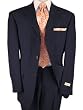 Brand New Italian Linen Men Suits in Navy Blue~~ Hand Tailored for Perfect Fit ~~ A High Quality Suit ~~ Sporty Casual Designer Styles ~~ Perfect for Cruise , Wedding, Tropical or even for a cool meeting in the office (38R)