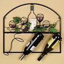 Wall Mount Vineyard Metal Wine Rack