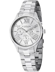 Stuhrling Original Womens 391L.01 Symphony Regent Majestic Quartz Day and Date Stainless Steel Bracelet Watch