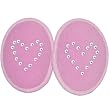Pink - Genuine SWAROVSKI Crystal Embellished Ear Mitts Bandless Ear Muffs 100g ThinsulateTM Insulation DuPontTM Teflon&reg; (Various Colors/Styles/2 Sizes Available)
