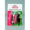 Beaphar Finger Dog Toothbrush Teeth Dental Care Red