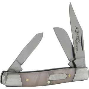 Schrade IMP18PS Imperial Stainless Steel 3 Blade Pocket Knife by Schrade