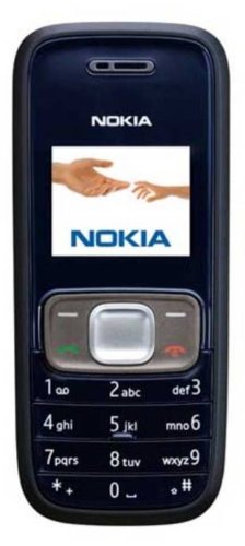 Nokia - 1209 - Téléphone portable - Ecran CSTN - EGSM 900/1800 - Bleu