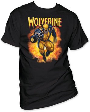  MARVEL -- WOLVERINE EXPLOSION -- MENS TEE