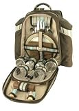 Review Concept  / Azur 2 Person Picnic Backpack - Chocolate
