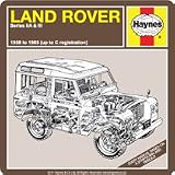 Land Rover Haynes Manual cover single drinks mat / coaster