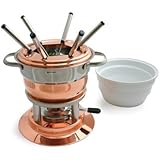 Swissmar Lausanne 11 Piece Copper Fondue Set