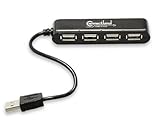 Connectland CL-U2MNHUB-4B 4 Ports USB V2.0 Mini Hub (Black)