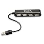 Connectland CL-U2MNHUB-4B 4 Ports USB V2.0 Mini Hub (Black)