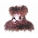 Velvet Candelabra Shade with Eyelash Feathers