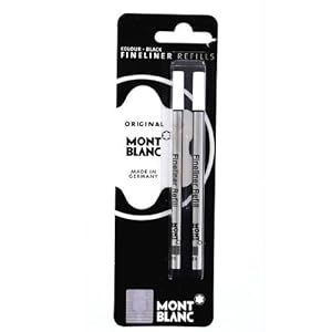 mont blanc felt tip refills