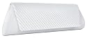 Satin Clutch Abendtasche, weiss