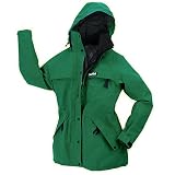 TAIGA Women's Chamonix Gore-Tex Jacket, Windbreaker, Rain Jacket, Ski Jacket, Teal, MADE IN CANADA