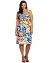 Jones New York Women's Plus-Size Printed Floral Knit Dress