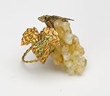 Napkin Holders and Bottle Collar; Citrine