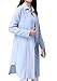 Hole Tide Women's Solid Color Cotton and Linen Long Sleeves Blouse