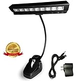 The Breakthrough Music Stand Light 9 LED Orchestra/Concert Band Clip On Music Stand Lamp