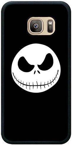 Genuine Samung Galaxy S7 The Nightmare Before Christmas Halloween Tim Burton Jack Skellington Black Phone Case